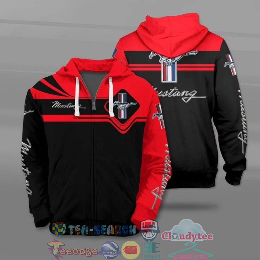 Ford Mustang Ver 1 All Over Printed T-Shirt Hoodie Ford Mustang Ver 1 All Over Printed T-Shirt Hoodie