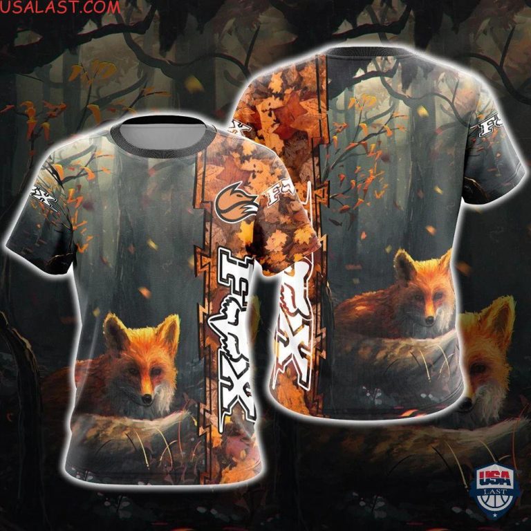 Fox-Logo-Unisex-3D-Hoodie-T-Shirt-2