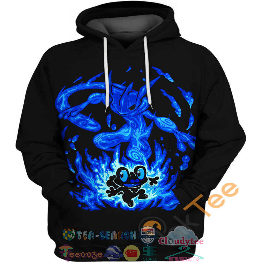 Froakie And Greninja Hoodie 3D Froakie And Greninja Hoodie 3D