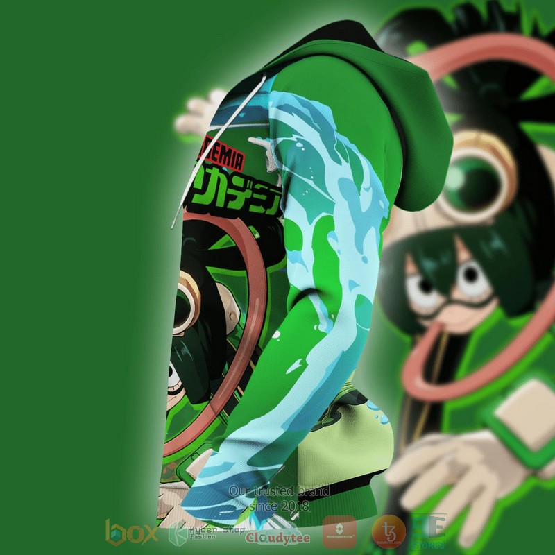Froppy Tsuyu Asui My Hero Academia Anime 3D Hoodie Froppy Tsuyu Asui My Hero Academia Anime 3D Hoodie