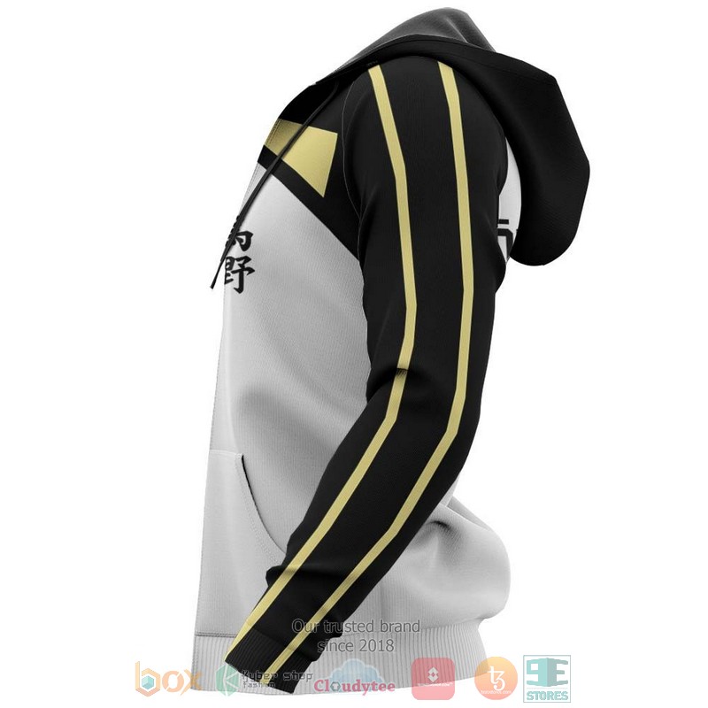 Fukurodani Kotaro Bokuto Number 4 Uniform Haikyuu Anime 3D Hoodie Fukurodani Kotaro Bokuto Number 4 Uniform Haikyuu Anime 3D Hoodie