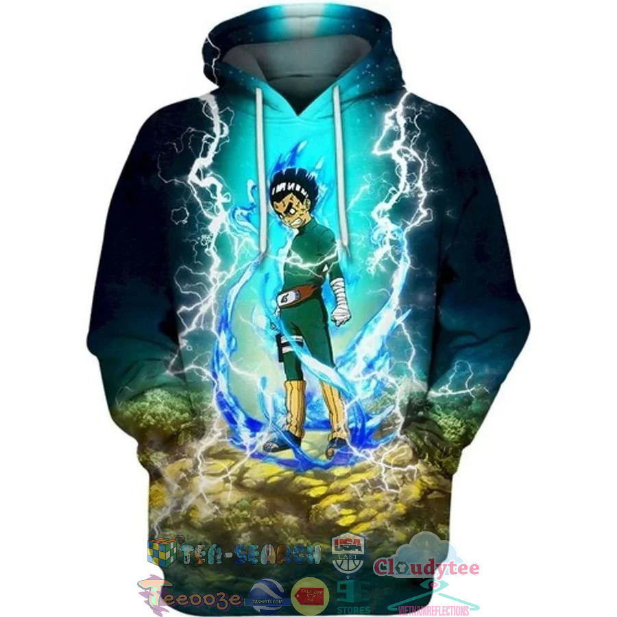 Furious Rock Lee Naruto 3D Hoodie Furious Rock Lee Naruto 3D Hoodie
