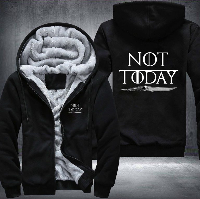 Game-Of-Thrones-Not-Today-Fleece-Hoodie-Jacket-2