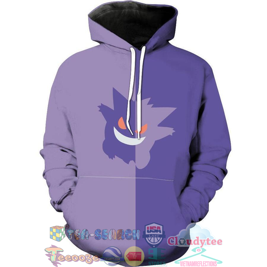 Gengar Pokemon Hoodie 3D Gengar Pokemon Hoodie 3D