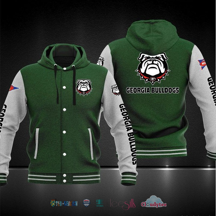 Georgia Bulldogs Baseball Hoodie Jacket Georgia Bulldogs Baseball Hoodie Jacket