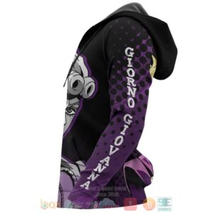 Giorno Giovanna Jojo Adventures Anime 3D Hoodie