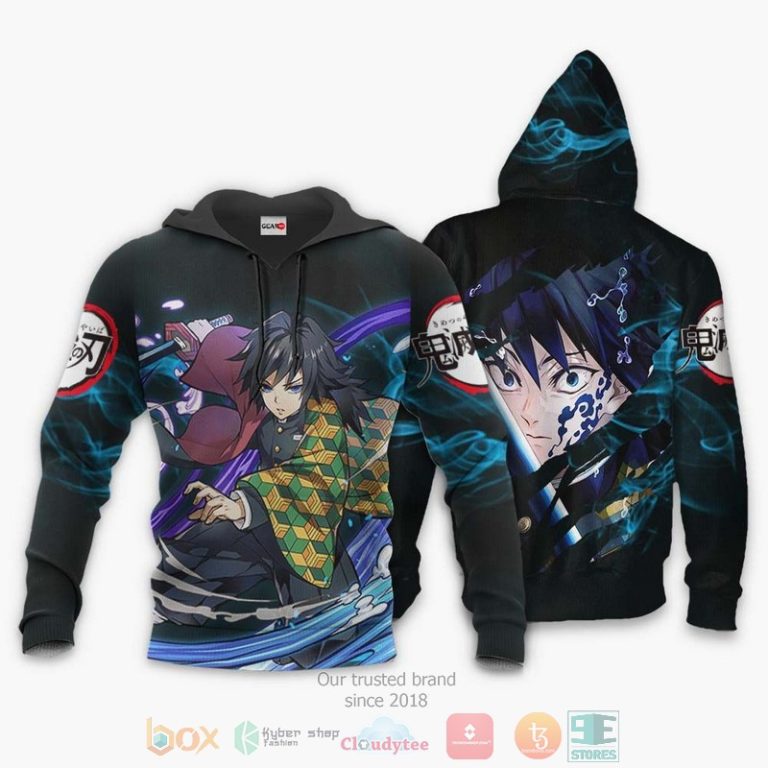 Giyu-Tomioka-Kimetsu-Anime-Black-3D-Hoodie-Bomber-Jacket-3