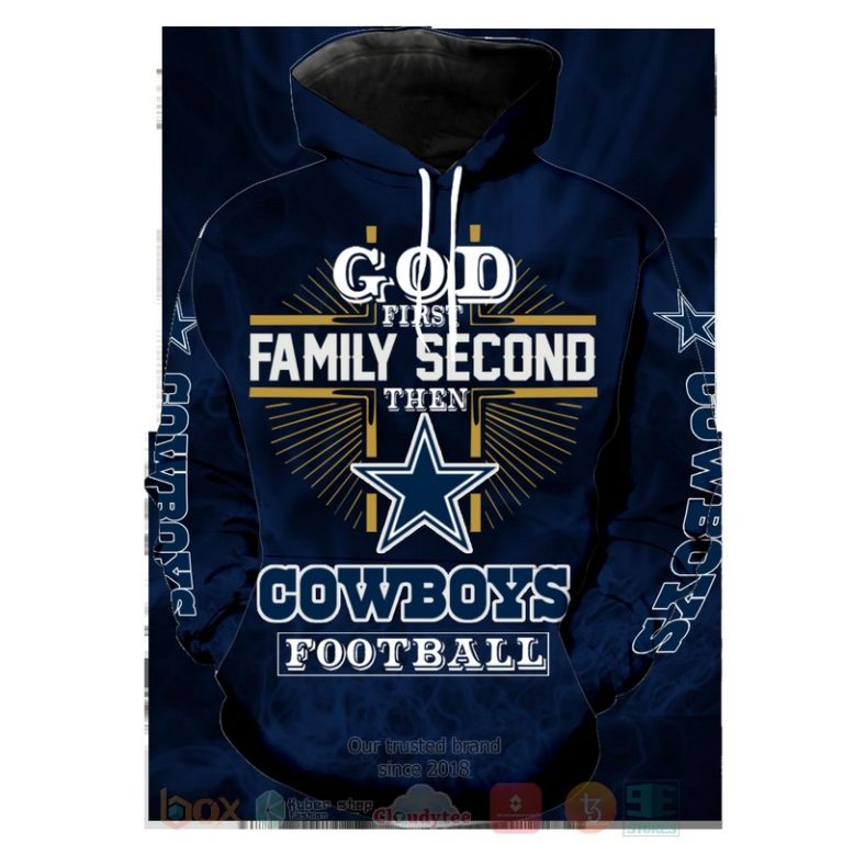 God-First-Family-Second-Then-Cowboys-3D-Hoodie-Shirt-2