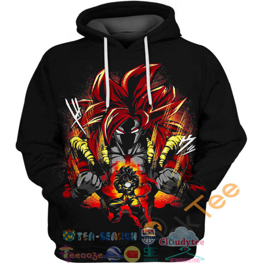 Goku Super Saiyan Kamehameha Dragon Ball Hoodie 3D Goku Super Saiyan Kamehameha Dragon Ball Hoodie 3D