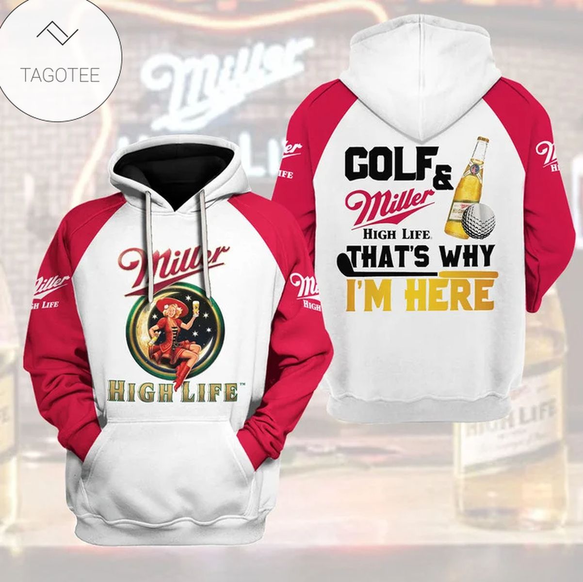 Golf And Miller High Life Beer That Why I’M Here Hoodie Golf And Miller High Life Beer That Why I’M Here Hoodie