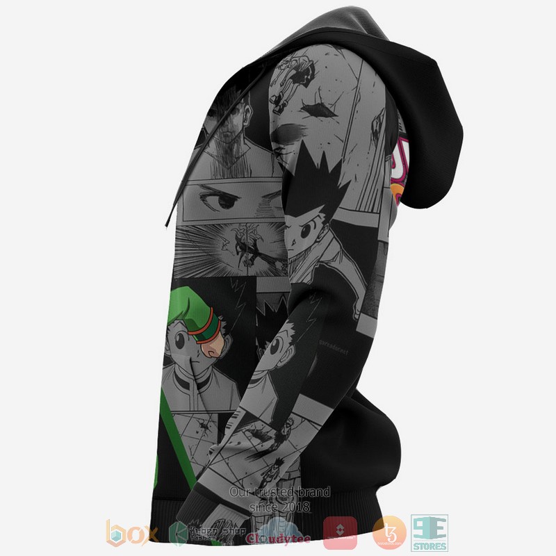 Gon Freecss Hunter X Hunter Anime Manga Style 3D Hoodie Gon Freecss Hunter X Hunter Anime Manga Style 3D Hoodie