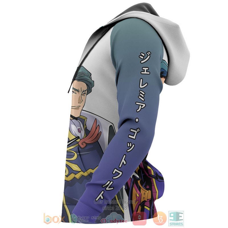 Gottwald Jeremiah Code Geass Anime 3D Hoodie Gottwald Jeremiah Code Geass Anime 3D Hoodie
