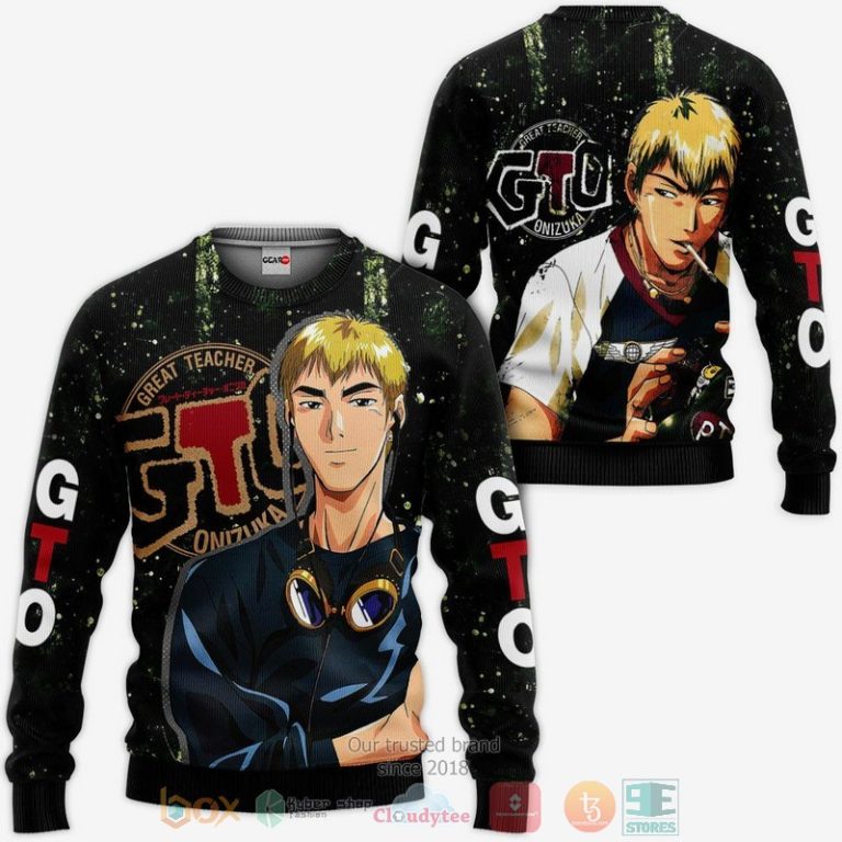 Great-Teacher-Onizuka-Anime-Black-3D-Hoodie-Bomber-Jacket-2