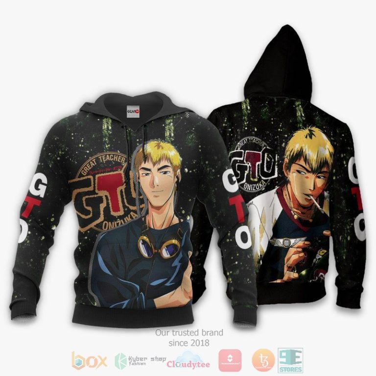 Great-Teacher-Onizuka-Anime-Black-3D-Hoodie-Bomber-Jacket-3