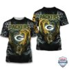 Green Bay Packers Dragon Nfl 3D Hoodie T-Shirt