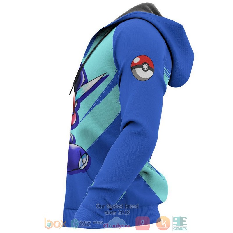 Greninja Pokemon Anime 3D Hoodie Greninja Pokemon Anime 3D Hoodie