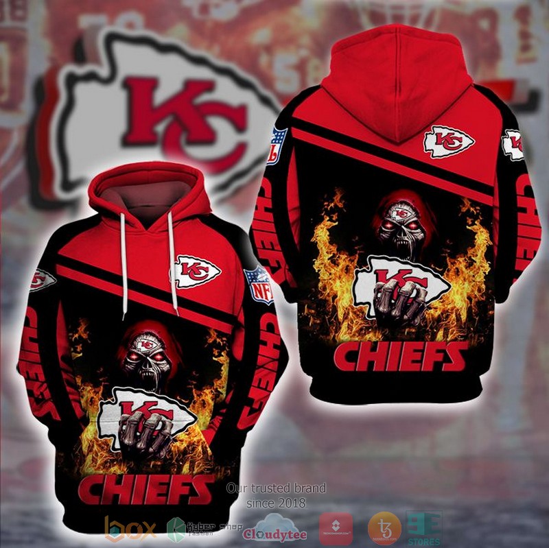 Grim Reaper Kansas City Chiefs Nfl Logo 3D Hoodie Grim Reaper Kansas City Chiefs Nfl Logo 3D Hoodie