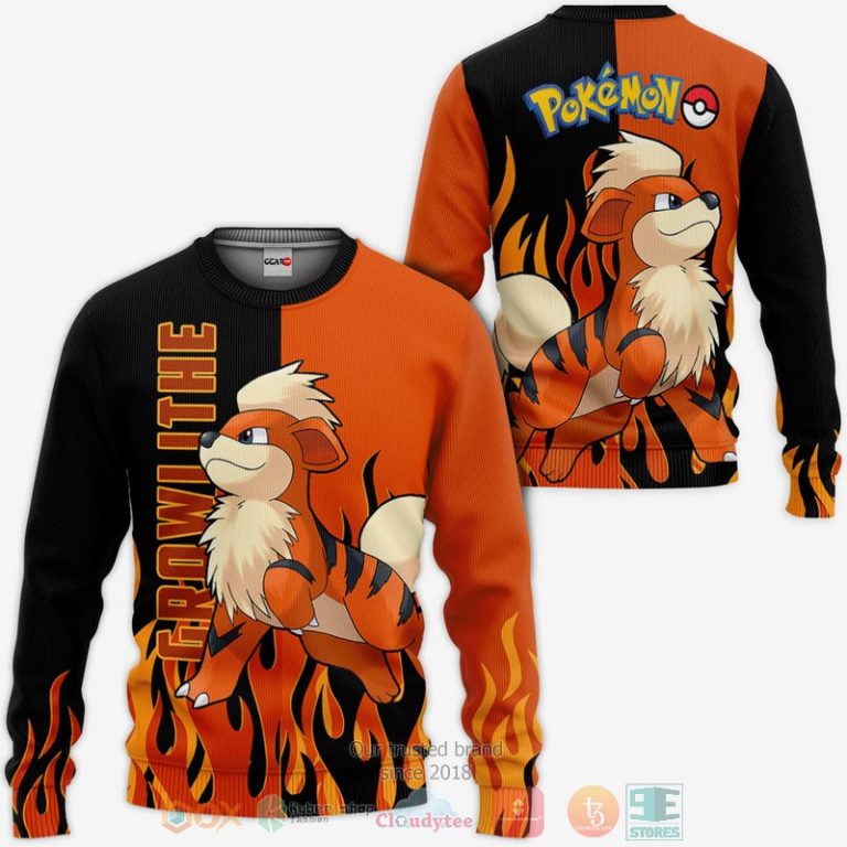 Growlithe-Pokemon-Anime-Flames-Style-3D-Hoodie-Bomber-Jacket-2