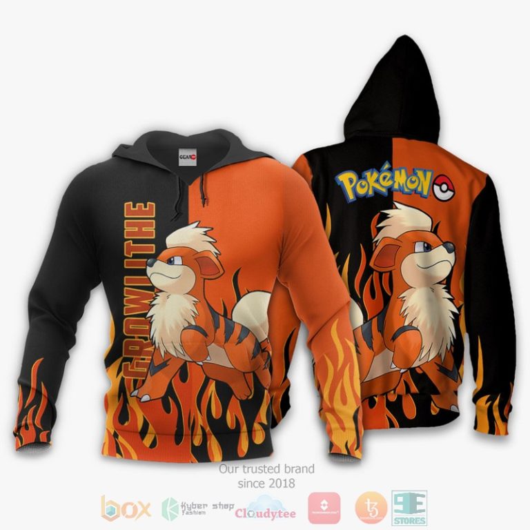 Growlithe-Pokemon-Anime-Flames-Style-3D-Hoodie-Bomber-Jacket-3