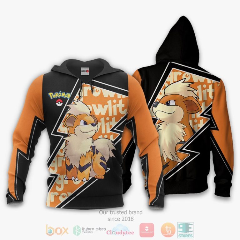 Growlithe-Pokemon-Anime-Lighting-Style-3D-Hoodie-Bomber-Jacket-3