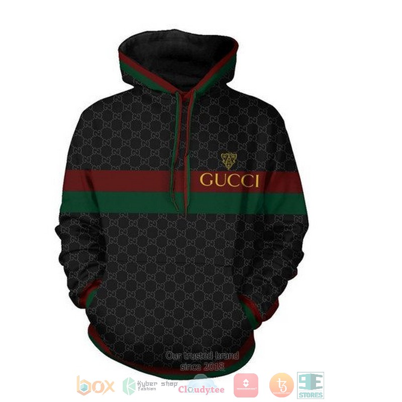 Gucci Black 3D Hoodie Gucci Black 3D Hoodie