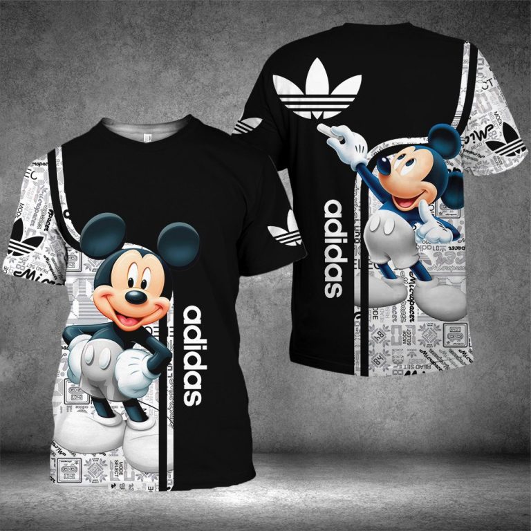 Gucci-Mickey-Mouse-Black-3D-Hoodie-Shirt-2