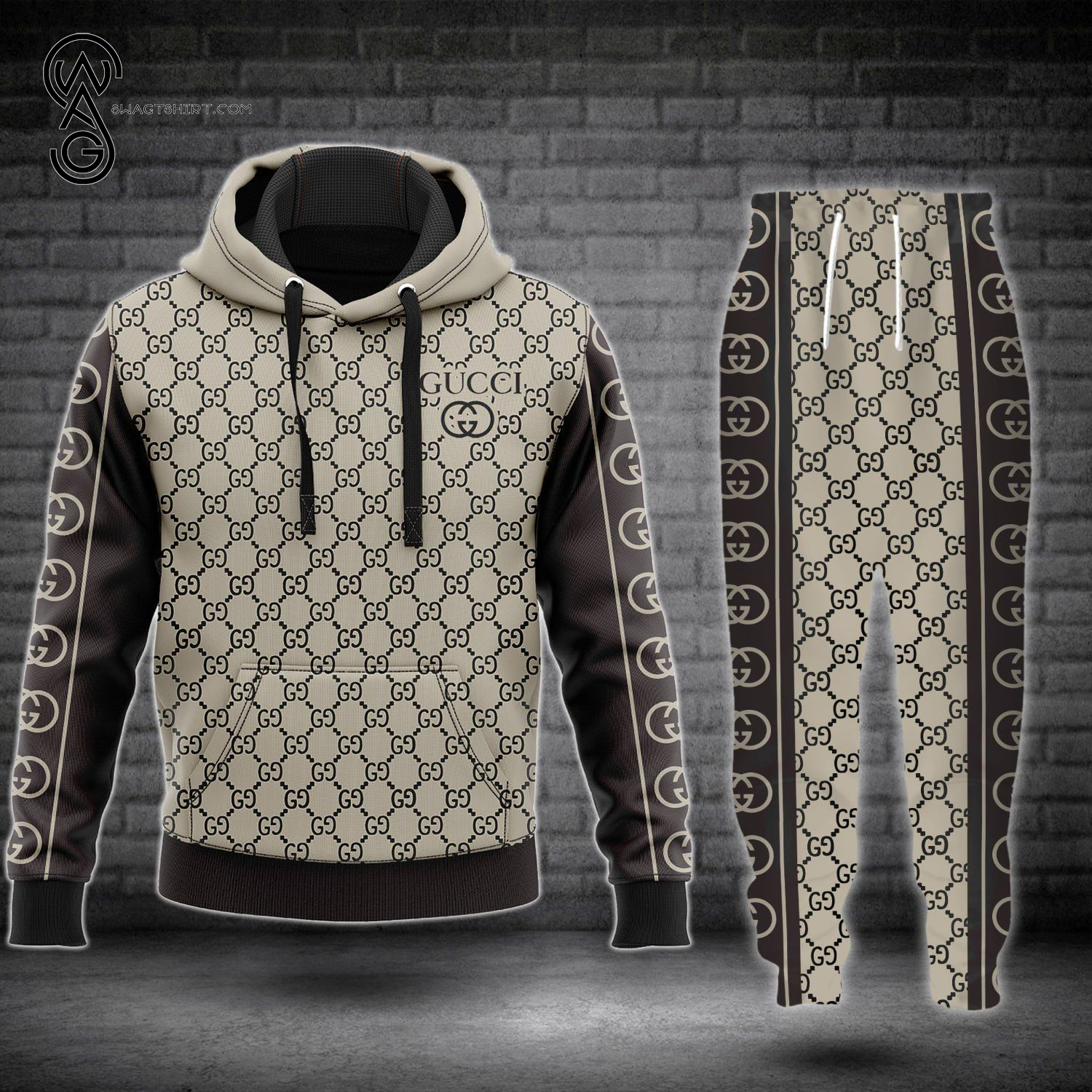 Gucci Symbol Full Print Hoodie And Pants Gucci Symbol Full Print Hoodie And Pants