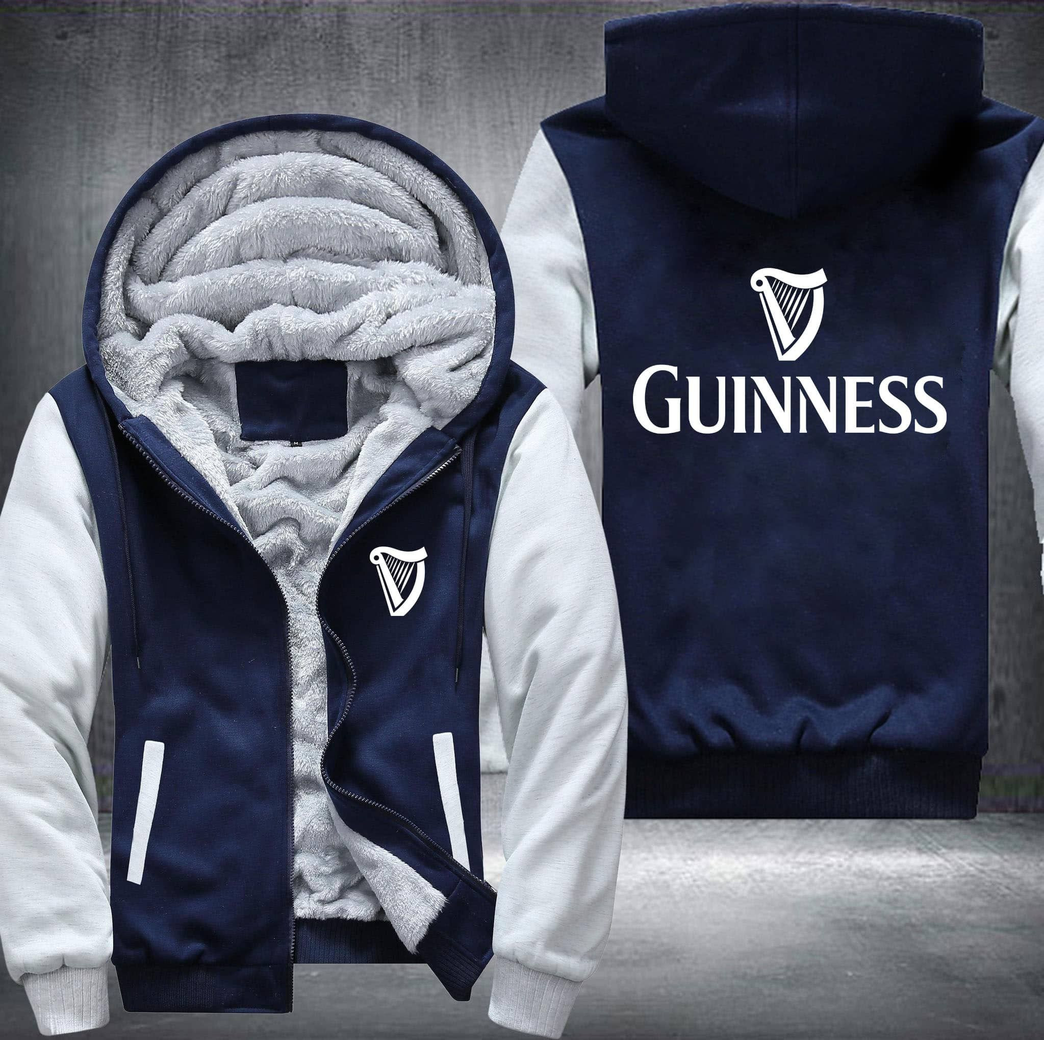 Guinness Beer Fleece Hoodie Jacket Guinness Beer Fleece Hoodie Jacket