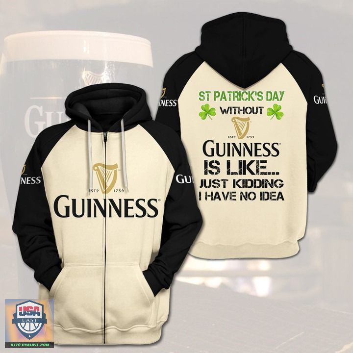 Guinness Beer St Patrick Day 3D All Over Print Hoodie Guinness Beer St Patrick Day 3D All Over Print Hoodie
