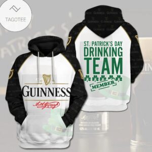Guinness Beer St Patrick’S Day Drinking Team Member Hoodie