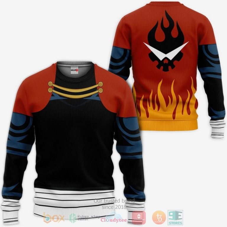 Gurren-Lagann-Kamina-Uniform-Tengen-Toppa-Anime-3D-Hoodie-Bomber-Jacket-2