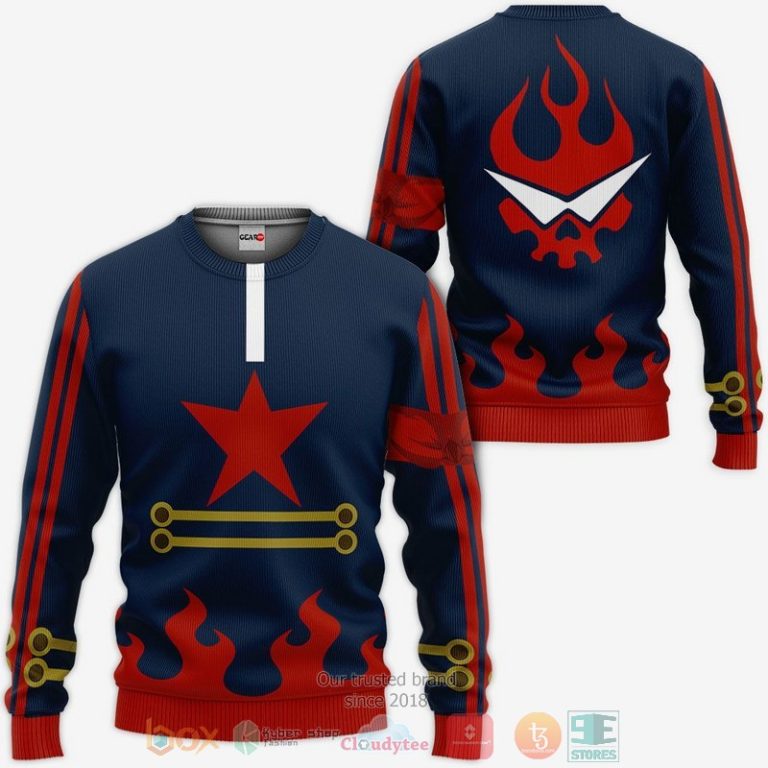 Gurren-Lagann-Simon-Uniform-Anime-3D-Hoodie-Bomber-Jacket-2