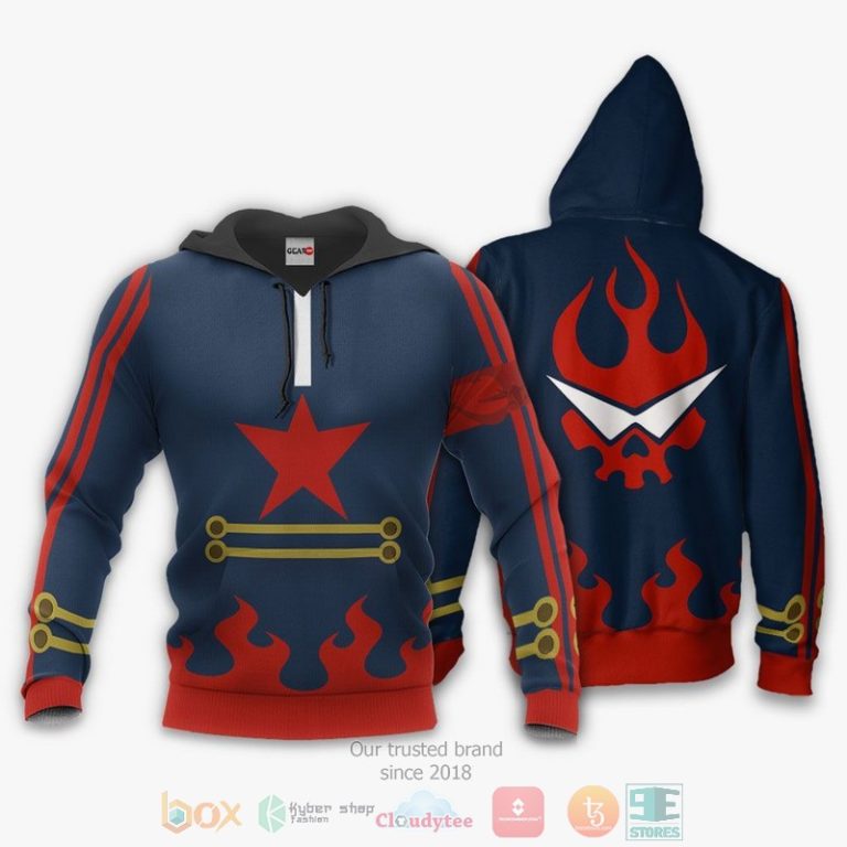 Gurren-Lagann-Simon-Uniform-Anime-3D-Hoodie-Bomber-Jacket-3