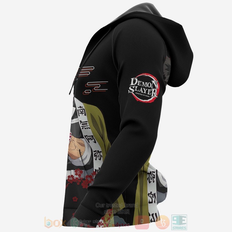 Gyomei Himejima Custom Kimetsu Anime Japan Style 3D Hoodie Gyomei Himejima Custom Kimetsu Anime Japan Style 3D Hoodie