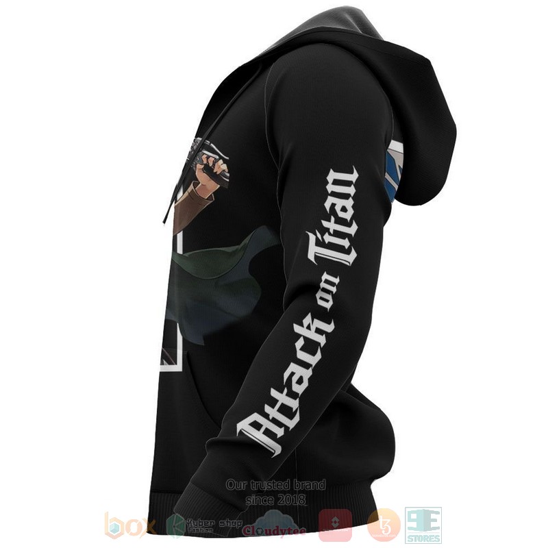 Hange Zoe Attack On Titan Anime 3D Hoodie Hange Zoe Attack On Titan Anime 3D Hoodie