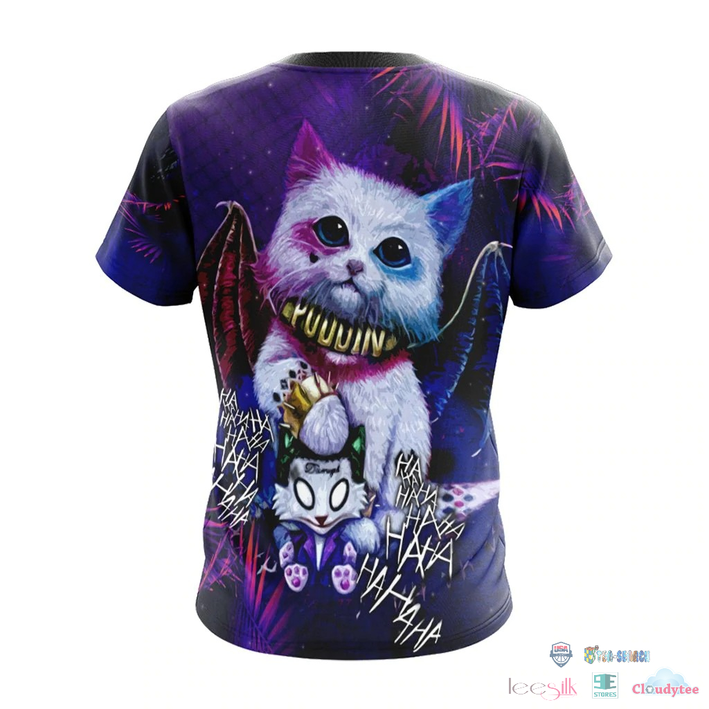 Harley Quinn Cute Cat Unisex 3D T-Shirt Zip Hoodie Harley Quinn Cute Cat Unisex 3D T-Shirt Zip Hoodie