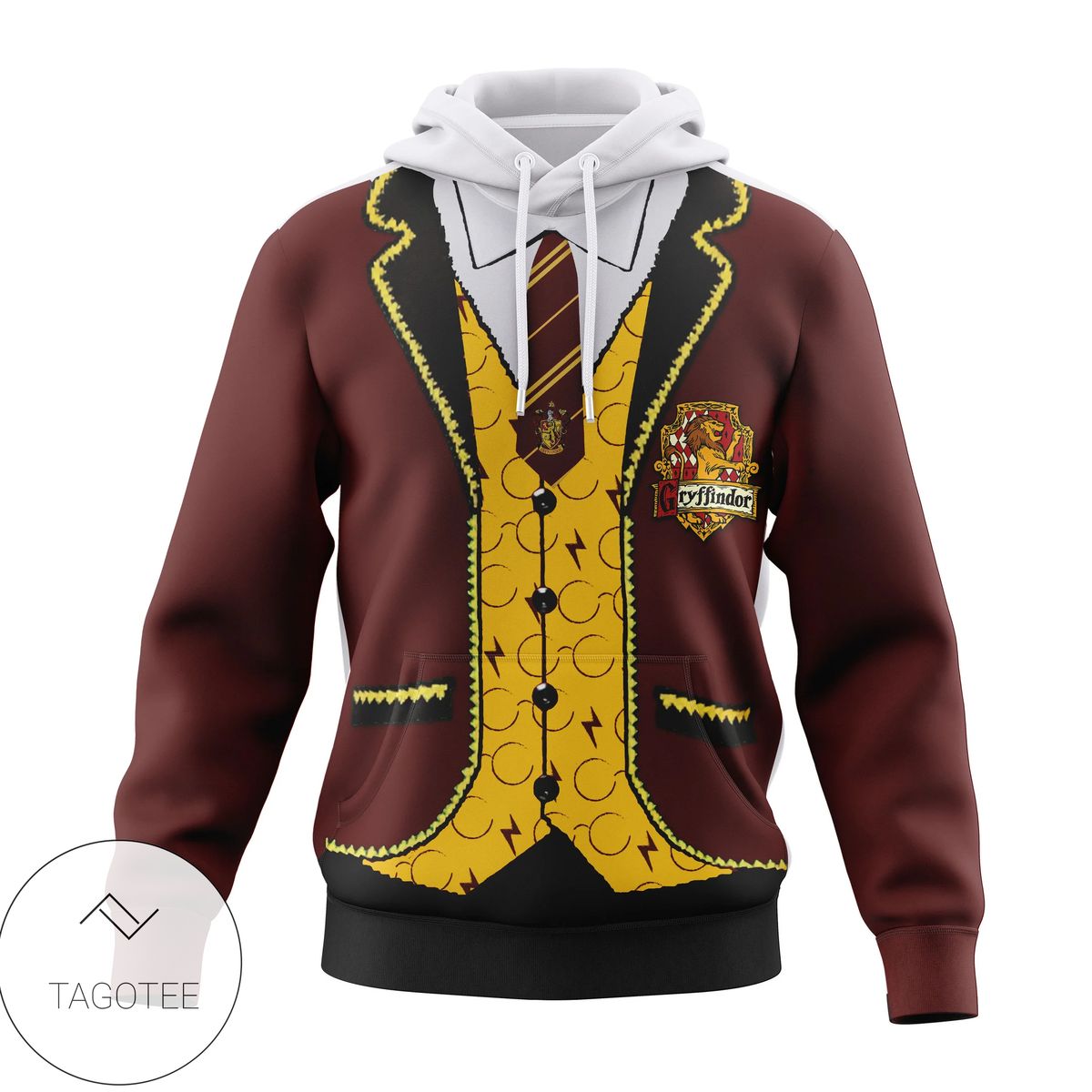 Harry Potter Gryffindor All Over Print Hoodie Harry Potter Gryffindor All Over Print Hoodie