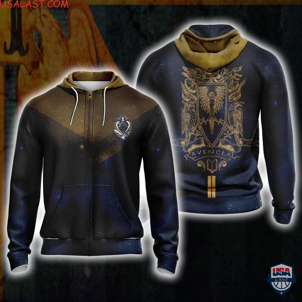 Harry Potter Hogwarts House Ravenclaw 3D Hoodie T-Shirt Harry Potter Hogwarts House Ravenclaw 3D Hoodie T-Shirt
