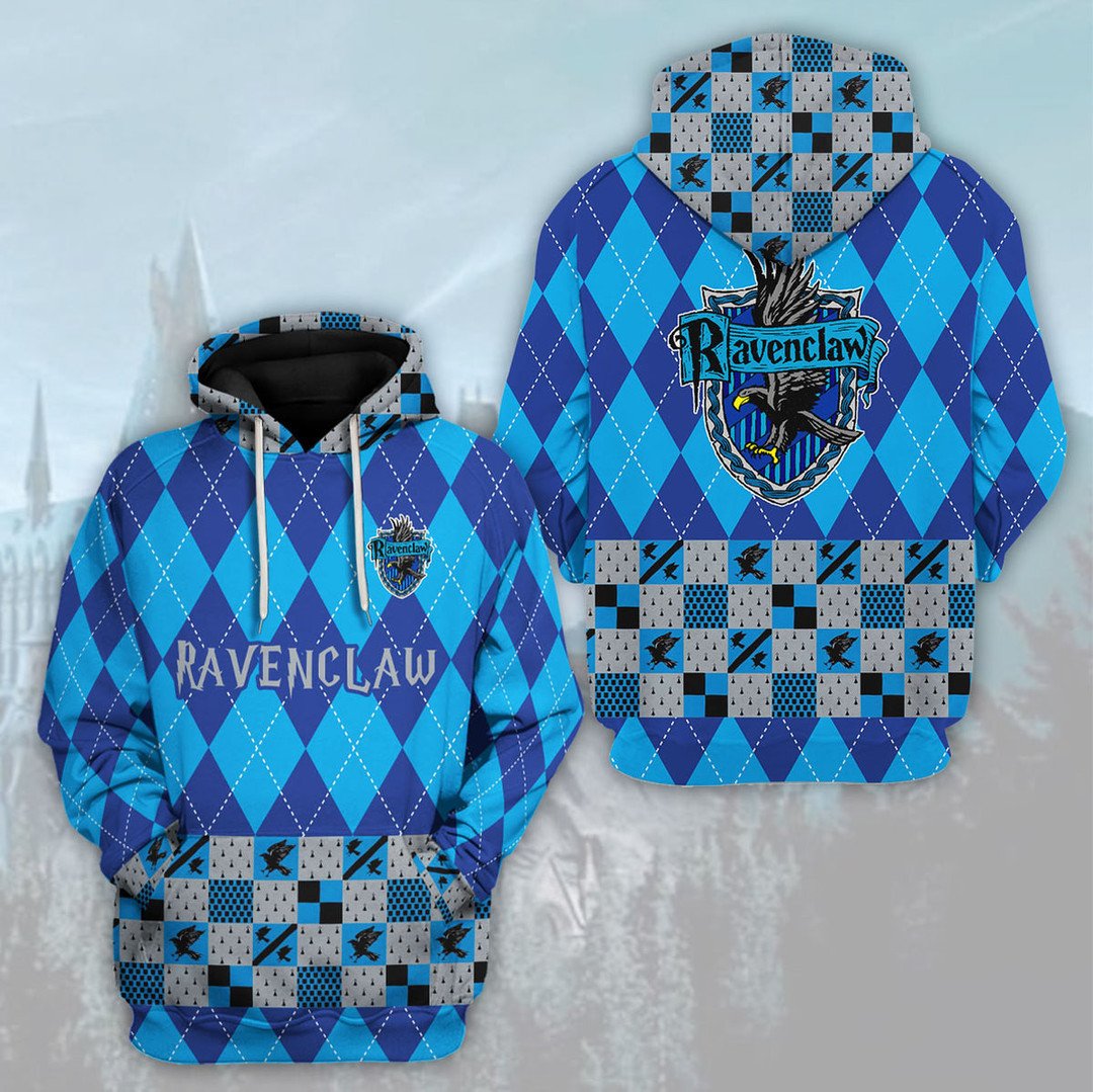 Harry Potter Ravenclaw 3D Hoodie Harry Potter Ravenclaw 3D Hoodie