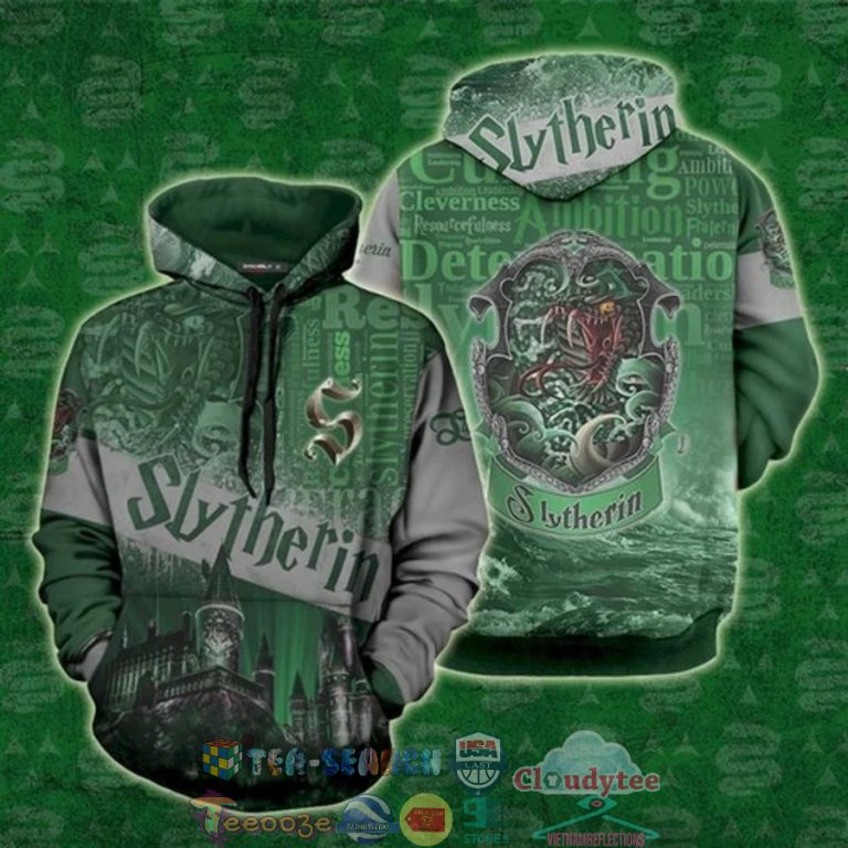 Harry-Potter-Slytherin-Crest-Logo-3D-Hoodie-2