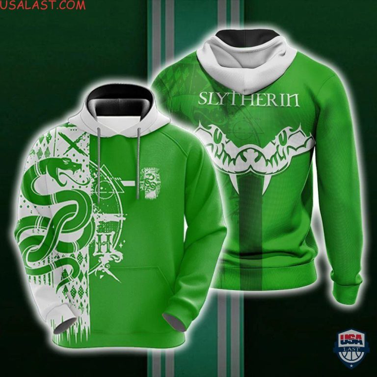 Harry-Potter-Slytherin-T-Shirt-Zip-Hoodie-Pullover-Hoodie-1