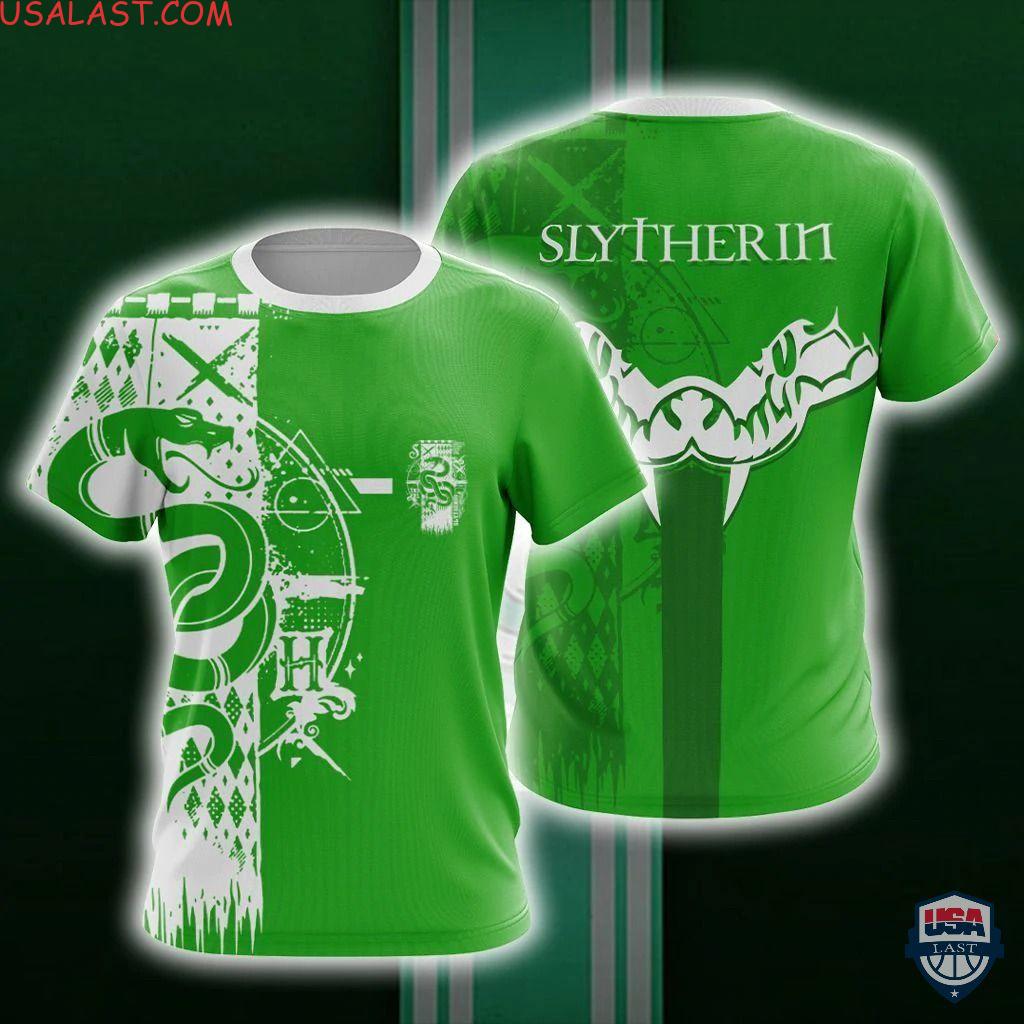 Harry Potter Slytherin T-Shirt Zip Hoodie Pullover Hoodie Harry Potter Slytherin T-Shirt Zip Hoodie Pullover Hoodie