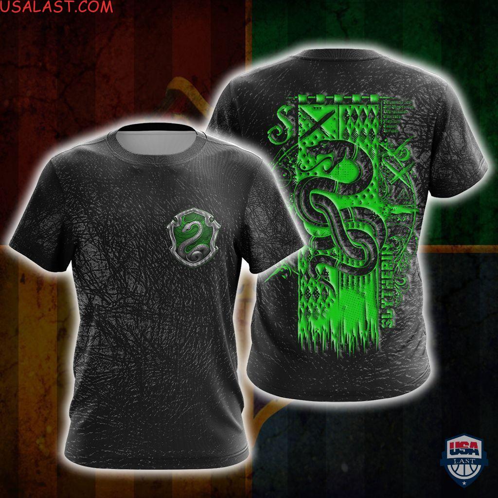 Harry Potter Slytherin Uniform All Over Print T-Shirt Hoodie Harry Potter Slytherin Uniform All Over Print T-Shirt Hoodie
