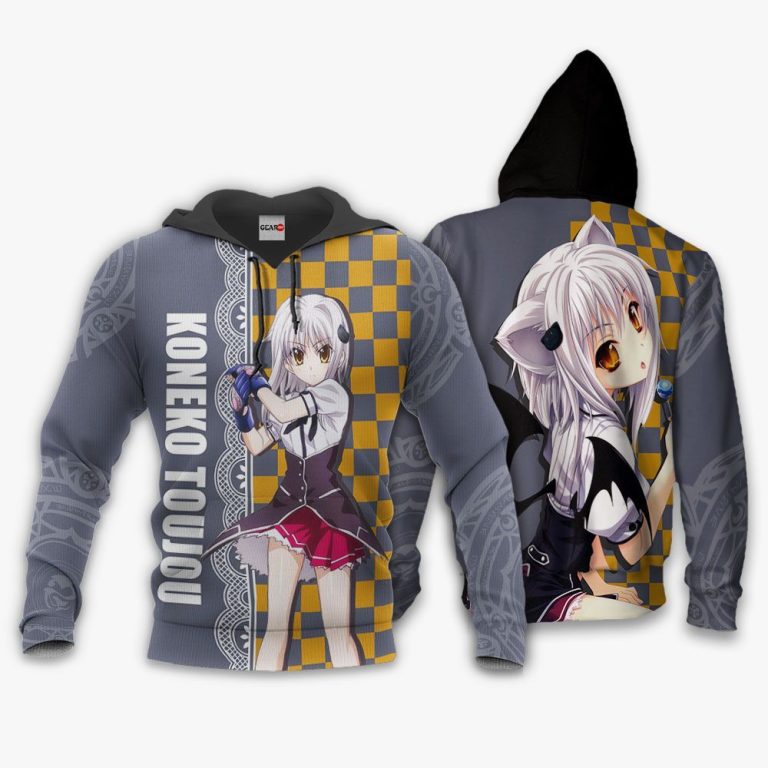 High-School-Dxd-Koneko-Toujou-Anime-3D-Hoodie-Bomber-Jacket-3
