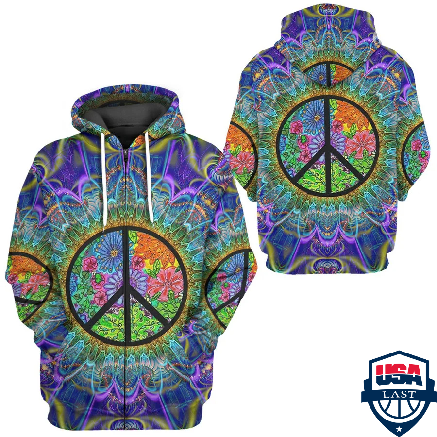 Hippie Ver 3 3D Hoodie Apparel Hippie Ver 3 3D Hoodie Apparel