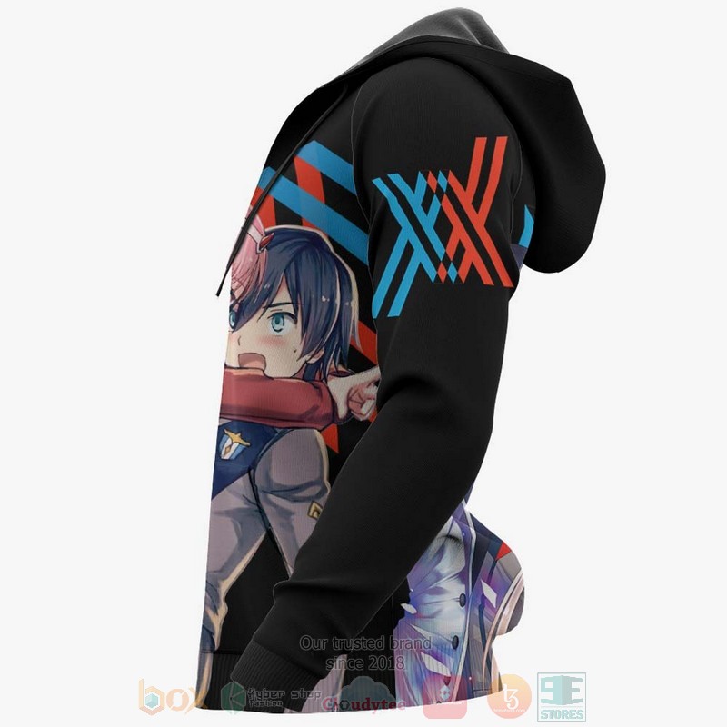 Hiro And Zero Two Custom Darling In The Franxx Anime 3D Hoodie Hiro And Zero Two Custom Darling In The Franxx Anime 3D Hoodie