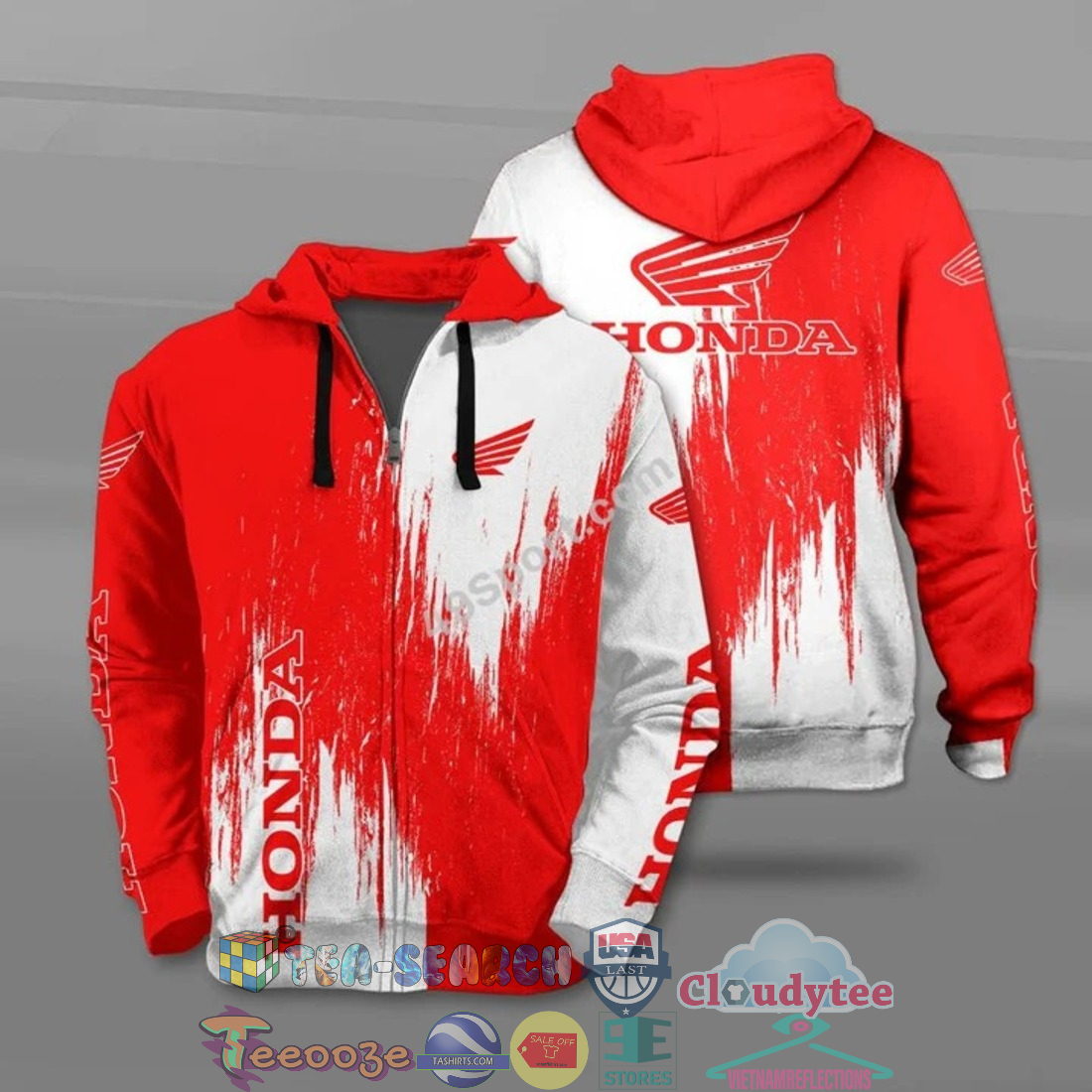 Honda Motorcycle All Over Printed T-Shirt Hoodie Honda Motorcycle All Over Printed T-Shirt Hoodie