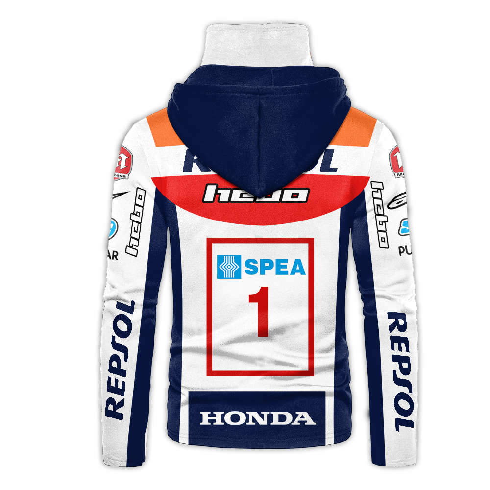 Honda Spea 1 Repsol Hoodie Mask Honda Spea 1 Repsol Hoodie Mask