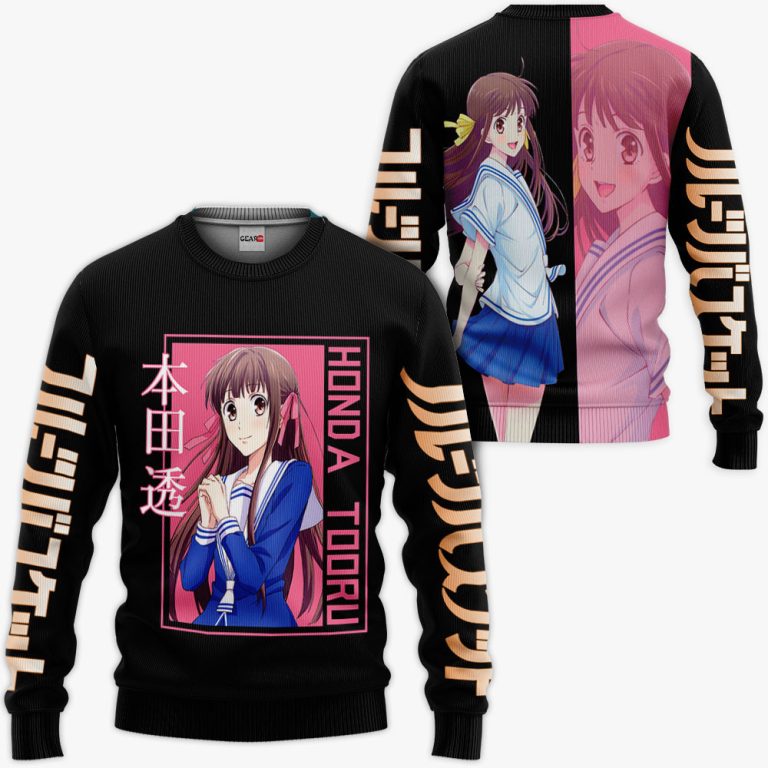 Honda-Tooru-Custom-Fruits-Basket-Anime-3D-Hoodie-Bomber-Jacket-2