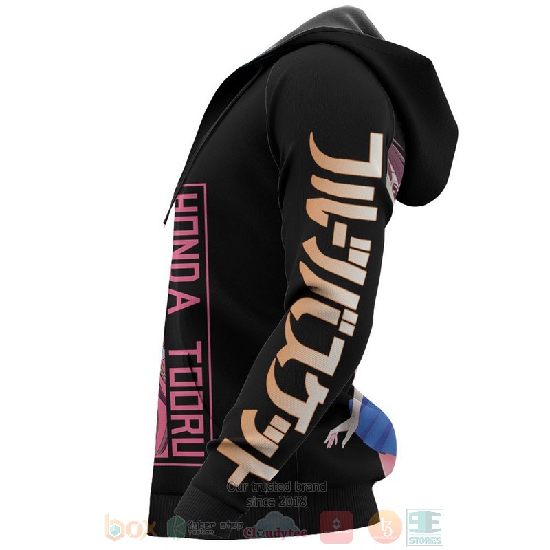Honda Tooru Custom Fruits Basket Anime 3D Hoodie Honda Tooru Custom Fruits Basket Anime 3D Hoodie
